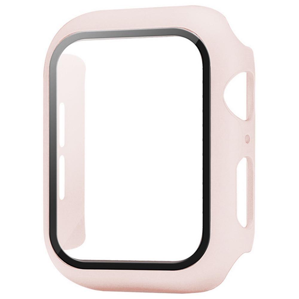Пленка с чехлом из ПК для Apple Watch Ultra 9 8 7 49 мм 41 мм 45 мм SE 6 5 4 3 2 1 40 мм 44 мм 42 мм 38 мм Защитная пленка из закаленного стекла для экрана, бампер