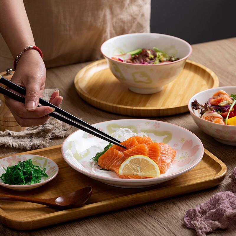 Ru Han Japanese Style Cartoon Ceramic Rice Bowl Set