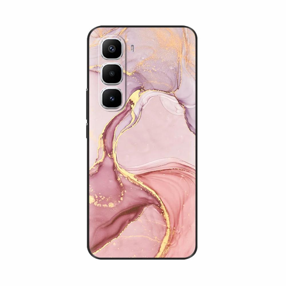 Чехол для Infinix Hot 60 Pro Plus Популярный Чехол с Цветком в Форме Сердца Мягкий ТПУ Силиконовая Задняя Крышка Для Телефона Infinix Hot 60i Hot60 Pro