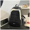 High Value Casual Retro Backpack Junior High School Students Contrasting Colors Lightweight Travel Backpack
