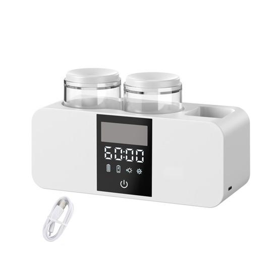 Перезаряжаемый держатель для зубных щеток с УФ-светом, цифровым дисплеем, большой емкостью, простой установкой, настенный органайзер для зубных щеток