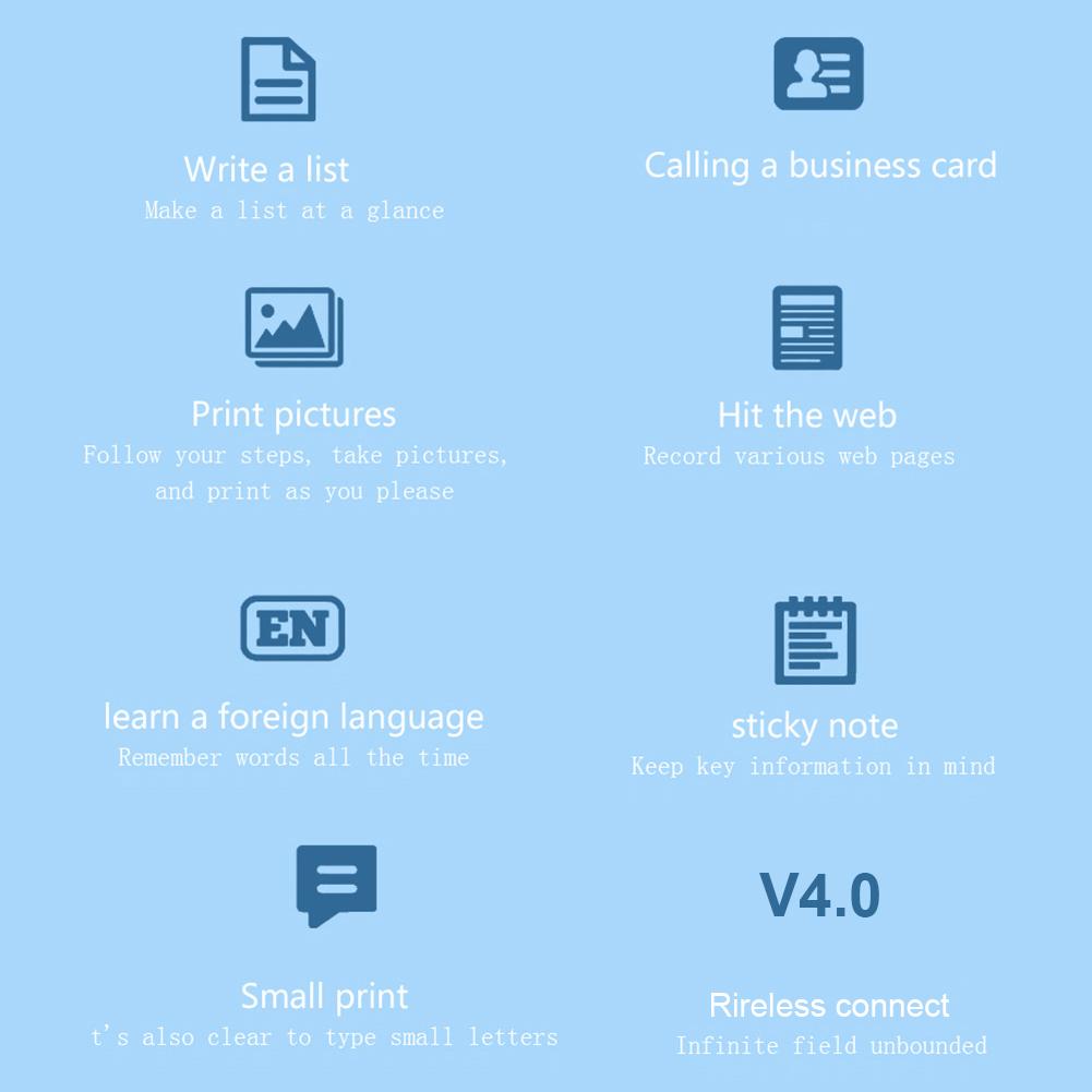Портативный термопринтер C19 200 точек на дюйм с бумагой, устройство для печати студенческих заметок и этикеток, беспроводные Bluetooth-принтеры для Android iOS
