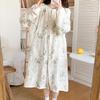 Spring/Summer 2024 Cotton Maternity/Nursing Gown - Double Layer Gauze Crepe Pajamas for Postpartum and Pregnant Women