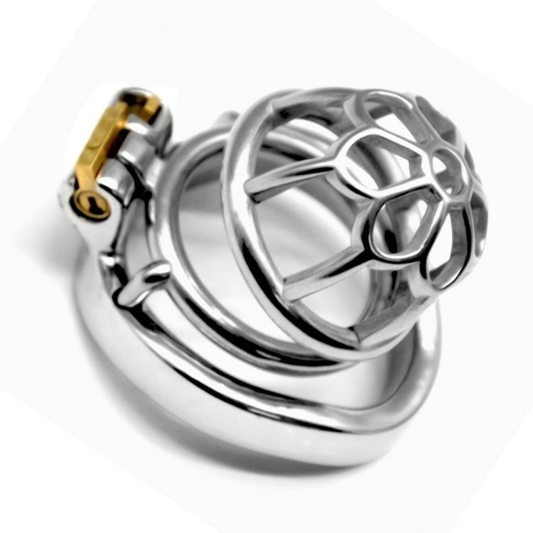 FRRK 50mm Sm Sex Toys Chastity Lock Penis Cage with Keyholder Male Chastity Device Sex Shop Chastity Cage 304 Stainless Steel