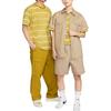 Nike T Shirts Unisex Gold Crew Neck Moderate Straight Fit FQ3712-716