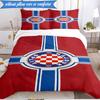 HNK Hajduk Split 3pcs Bedding,Including 1pc Duvet Cover And 2pcs Pillowcases Perfect for Christmas,Ideal for Bedroom, Dormitory