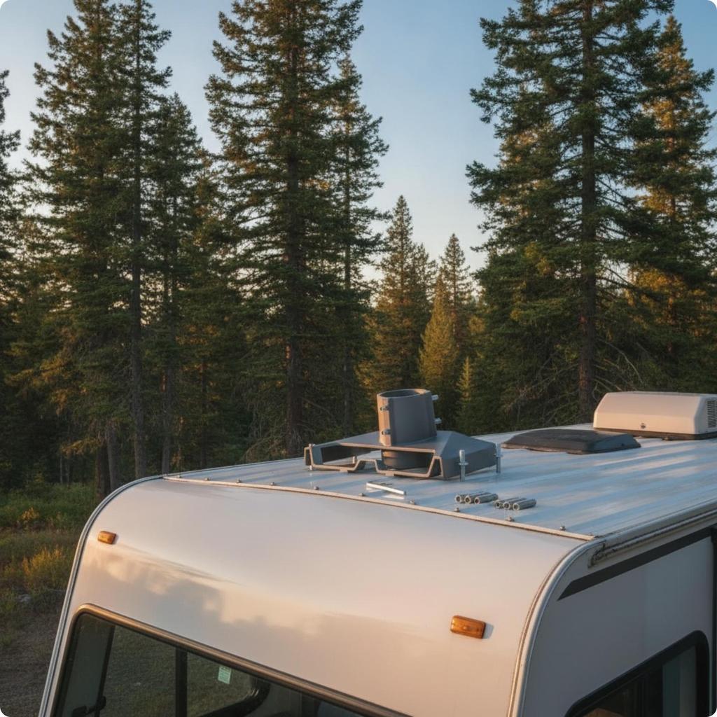 Металлический монтажный кронштейн, сверхпрочное, погодостойкое крепление на крышу для владельцев автодомов,