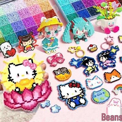 221 Цветная смесь бусин Perler 2,6 мм Набор материалов для 3D-пазлов DIY