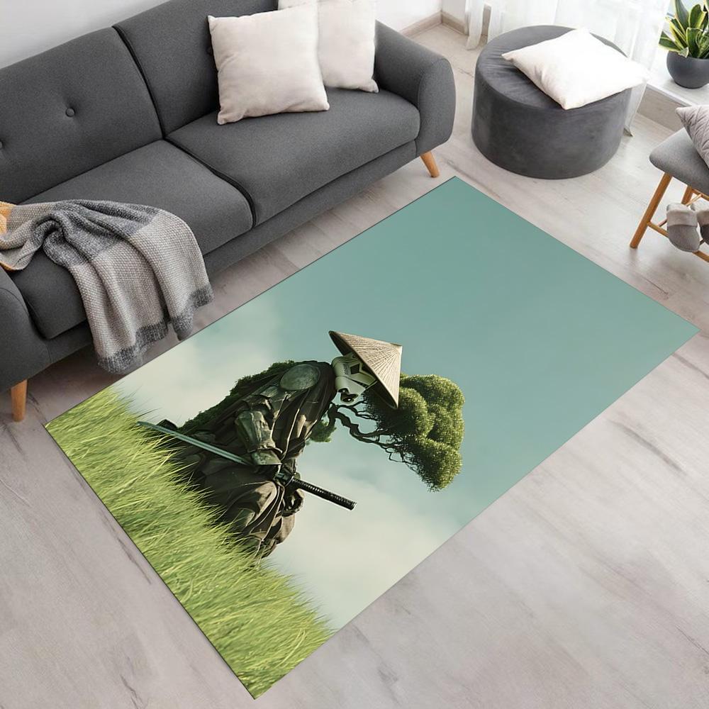Star Wars Area Rug Design for Kitchen Entryway Hallway Dining Room Anti-slip Rug Anime Office Decor Perfect Gift for Women Men
