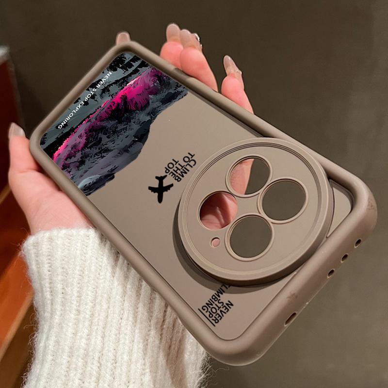 Чехол для телефона для OnePlus 15 13 12 с рисунком самолета и снежной горы, противоударный бампер, мягкая обложка, Fundas для OnePlus 13R 12R 11R