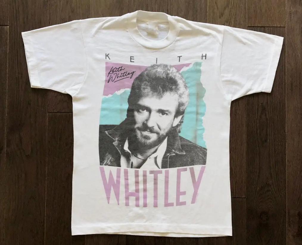 Country Music Keith Whitley T-Shirt White Unisex Size S-5XL Shirt Unisex T-Shirt