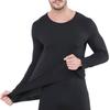 Термобелье Теплый базовый слой Рубашки Компрессионные длинные кальсоны Комплект для мужчин Холодная погода Зима Длинные рукава Удобные брюки Мягкий верх
