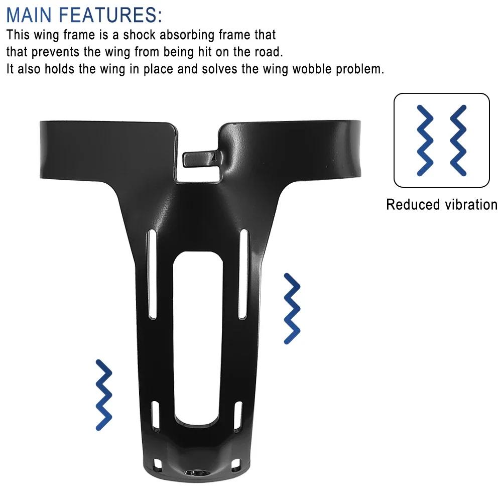 Задняя рама крыла из алюминиевого сплава для Xiaomi 4 Ultra Kickscooter, водонепроницаемый брызговик, аксессуары для электрического скутера