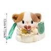 Soft Plush Dog Pendant Funny Cartoon Animal Keychain Creative Bear Doll Key Ring  Children