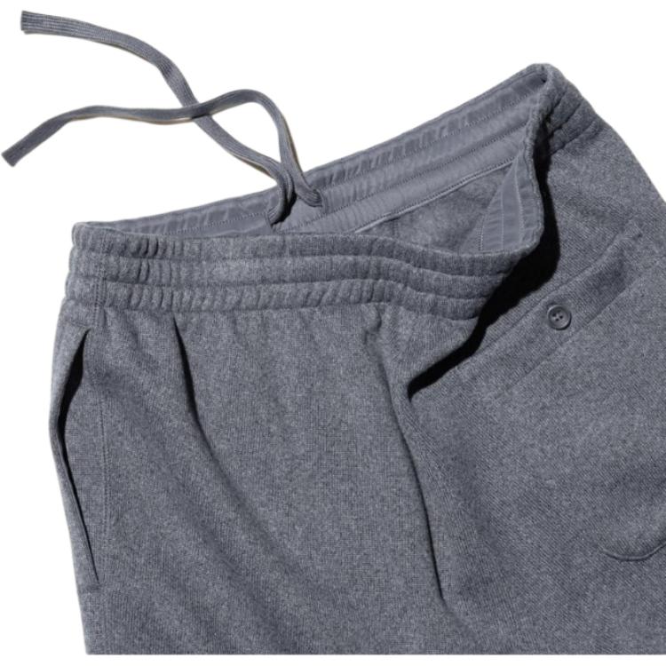 Uniqlo Однотонные Простые Базовые Теплые Удобные Свободный Крой Универсальные Вязаные Спортивные Прямые Повседневные Брюки Унисекс Низ 479933-08