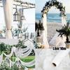 10M Yarn Tulle Roll Transparent Crystal Organza Fabric Birthday Party Supplies Wedding Decoration