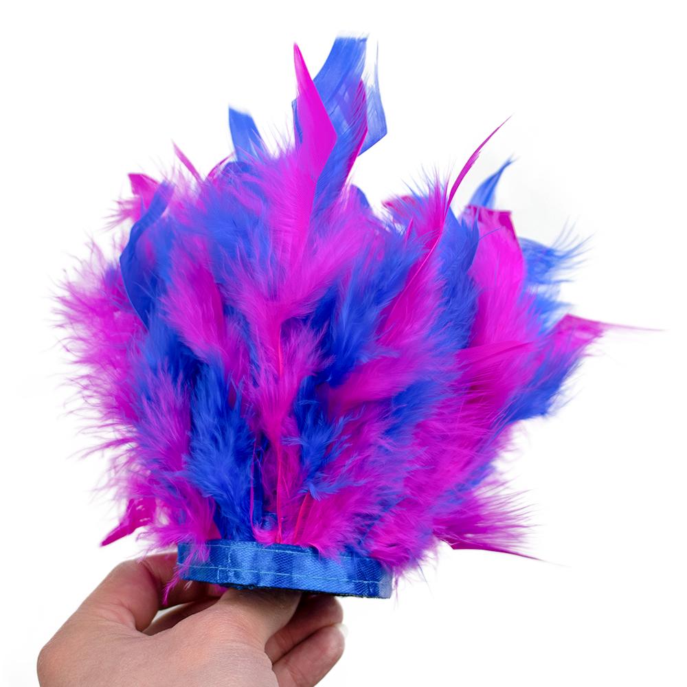 Ostrich Feather Cuff Wrist Sleeve Women Real Fur Ostrich Feather Cuffs Feather Cuff Snap Bracelet Clap On Satin Shirts Elegant