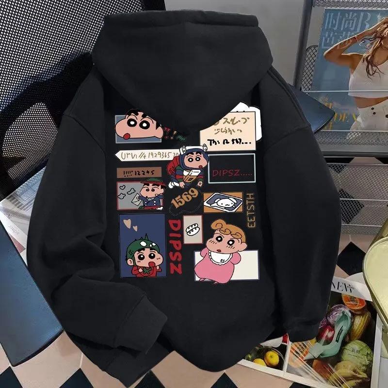 Японская ретро толстовка с капюшоном для мужчин и женщин, свободный и нишевый повседневный топ для пар на осень и зиму 2025