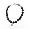 Stones and Minerals. Diopside Bracelet from Brazil + Zebra Jasper from Brazil + Agate Beads Made In France.