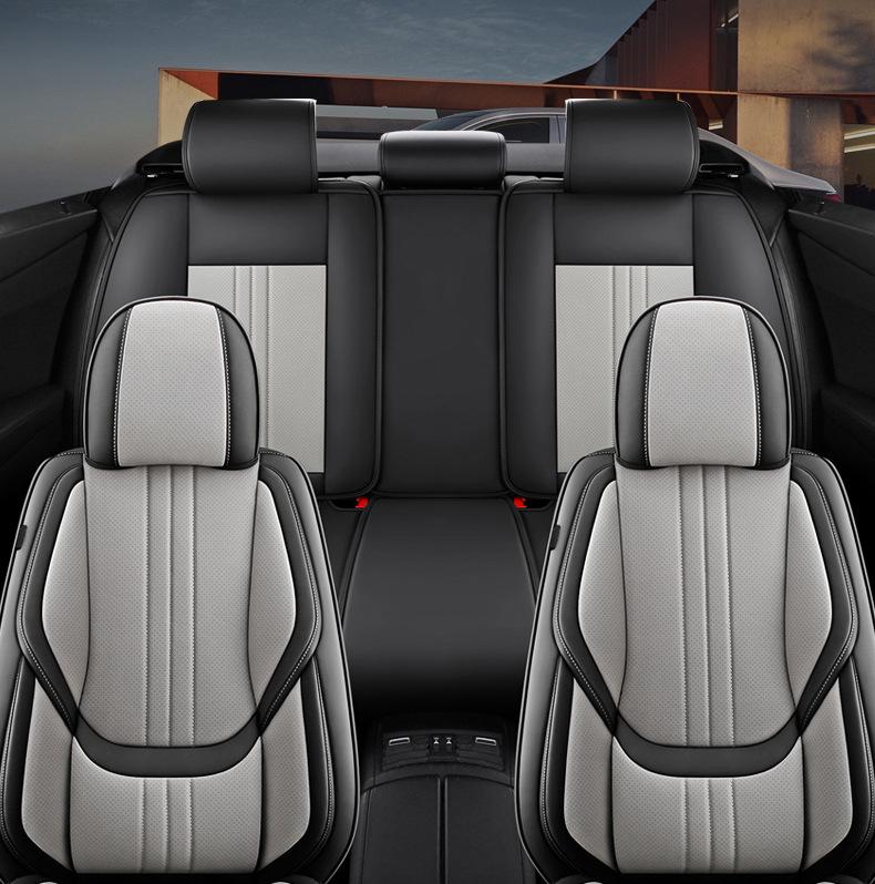 PG45 Full Coverage Leather Car Seat Cushion – Universal Fit for SUV, Sedan, Pickup (Four Seasons)