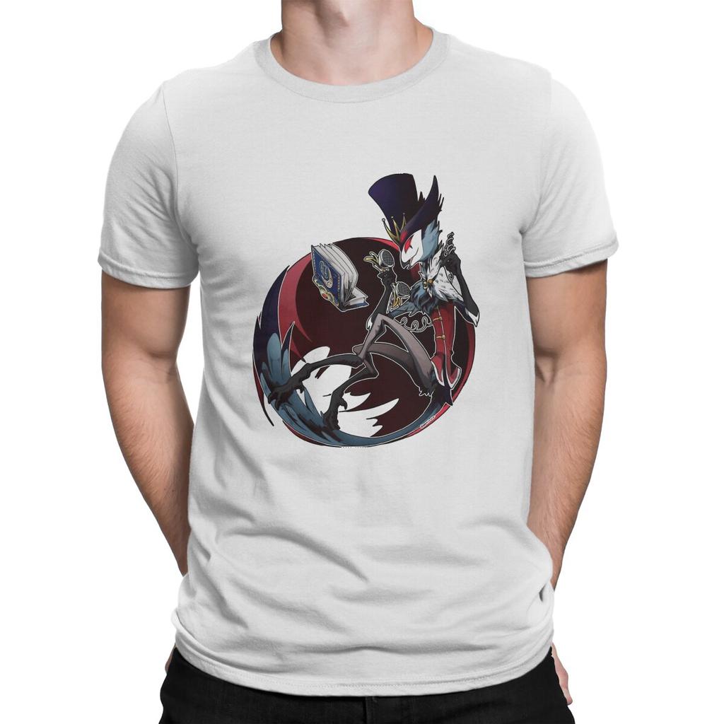 Helluvaboss Stolas T Shirt Graphic Men Polyester Tees Summer Clothing Harajuku O-Neck TShirt