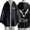 Аниме Tengen Toppa Gurren Lagann Камина Саймон Принт Худи на молнии Мужчины Женщины Манга Повседневная Oversize Куртка-толстовка на молнии