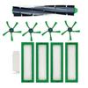 Replacement Roller Brush Side Brushes HEPA Filter for Vorwerk Kobold VR200 VR300 Robot Vacuum Clean