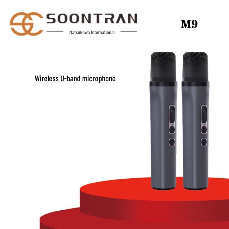 Беспроводной Bluetooth-динамик для караоке Songchuan M9, штекер CN (адаптер в комплекте) (Китайская версия)