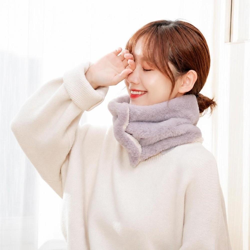 Soft Plush Ring Scarves hickening Circle Scarf New Faux Fur Scarves Women