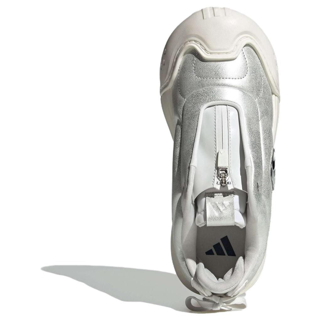 adidas Maxxcourt Fos Удобные Модные Универсальные Жидкое Серебро Нескользящие Износостойкие Низкие Повседневные Туфли Женские Повседневные Туфли Белые JQ8909