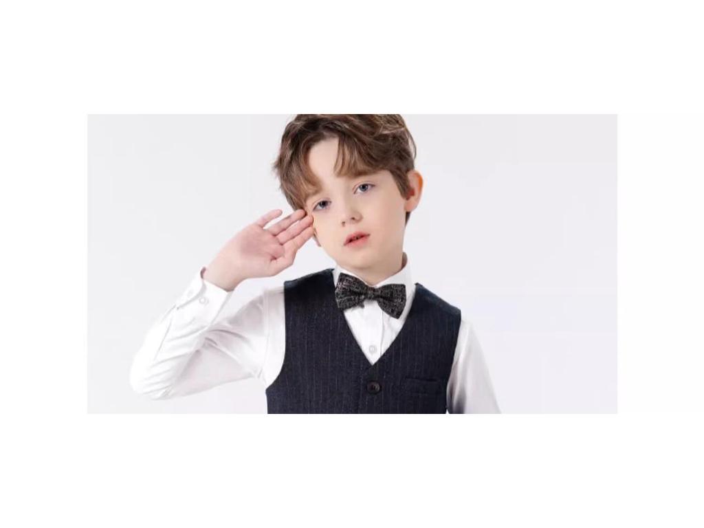 British Style Boys' Tuxedo Suit Set for Special Occasions
