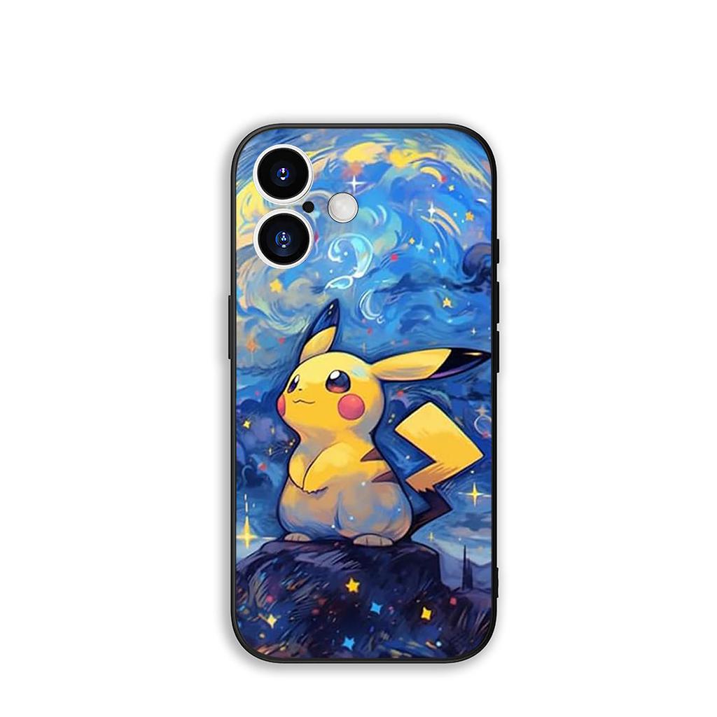 Mew Two Mewtwo P-Pokemons P-Pikachus for Motorola Moto Edge 70 60 Fusion 40 NEO Pro G56 G96 G71 G73 G52 G41 G42 G50 G51 Case