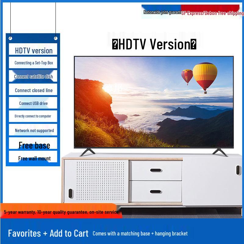 4K Smart LCD TV - Available in 32, 42, 43, 50, 55, 60, and 65-inch Models