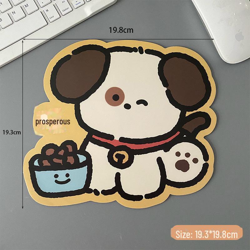 Cartoon Dog Creative Non-Slip Mouse and Keyboard Wrist Pad Set