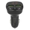 Автомобильный Bluetooth FM-передатчик с двумя USB-портами, аудиоадаптер, громкая связь, MP3-плеер