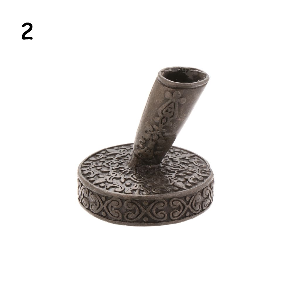Desktop Organizer Round Base Writing Accessories Vintage Metal Pen Clips Pen Holder European Style