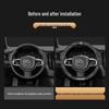 Чехол на руль Volvo XC60/S90/S60 - Без шитья, замша, углеродное волокно; Подходит для моделей XC40/XC90.