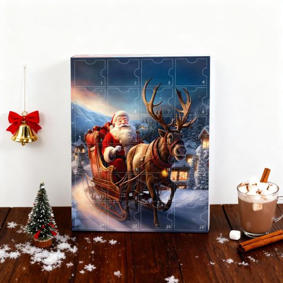 2025 Transportation Advent Calendar 24 Days Christmas Countdown with Collectible Train Plane Pendants Holiday Gifts for Toddler Boys Kids