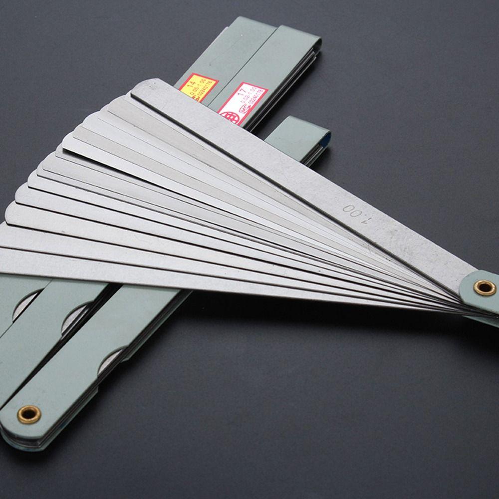 Alloy Steel Thickness Feeler Gauge Metric Size Spark Plug Gauges Portable Measuring Tool DIY