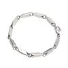 Trendy Prismatic Melon Seed Chain Bracelet: Light Luxury & Fashionable Design for Couples