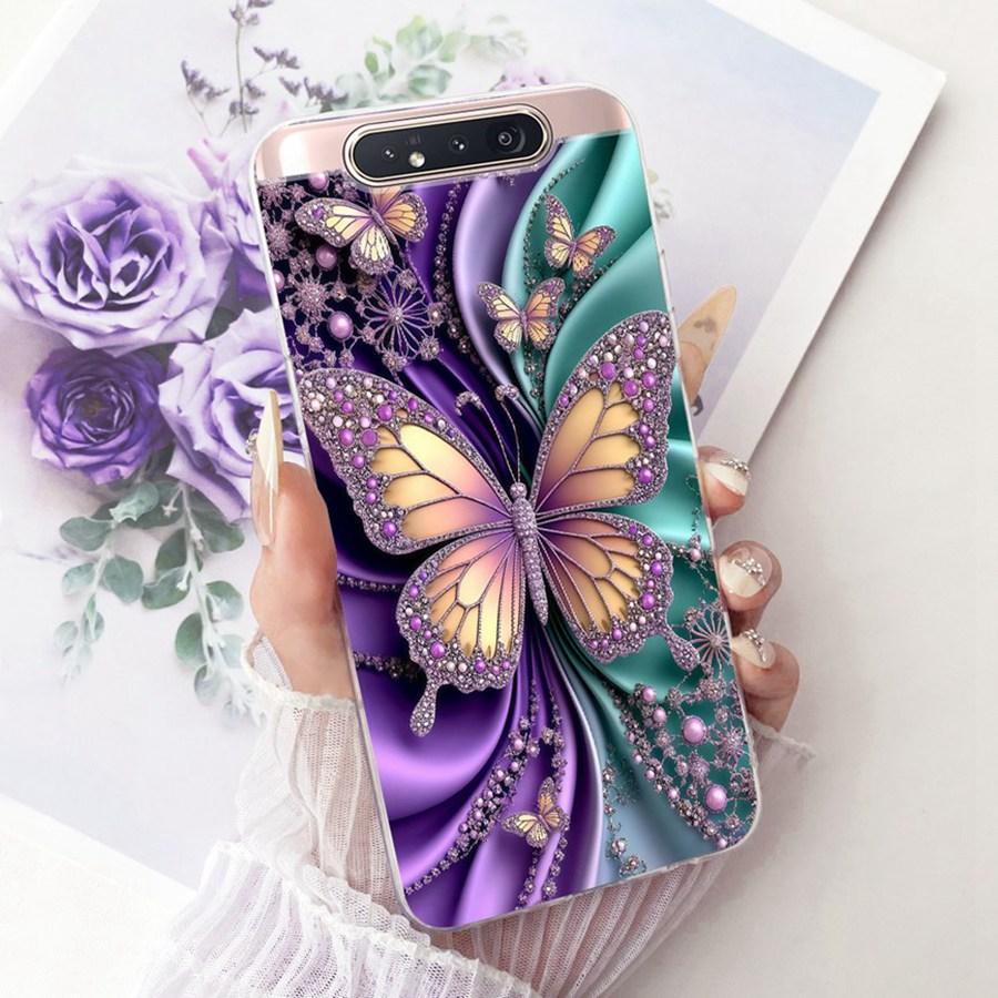 Чехол для Samsung A80 Galaxy A90 4G SM-A805F Задняя крышка телефона Для SamsungA80 A 90 4G Стильный чехол Мягкий силиконовый бампер из ТПУ Coque