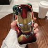 Чехол для телефона Ironman Marvel Железный Человек Прозрачный Для iPhone 17 Pro Max 17E 11 12 13 14 15 16 Pro Max Plus 17 Air 16E XS Мягкая Крышка