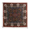 Floral Print Floral Print Scarf 68×68cm Soft Neck Scarves Versatile Paisley Print Scarf  for Women