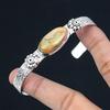 Oval Imperial Jasper Stone 925 Sterling Silver Mother Ethnic Engagement Bangle