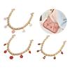 Unique Flower Strawberry Heart Designs Bag Accessory Chain Decoration Adds A Touch Of Romance To Your Handbag