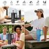 WATERSY 30/40oz Tumbler Large Capacity Thermal Cup Stainless Steel Insulated Mug with Handle & Straw Double Wall Vacuum Flask