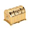 Golden European Style Retro Treasure Chest Jewelry Box Pirate Style Jewelry Container