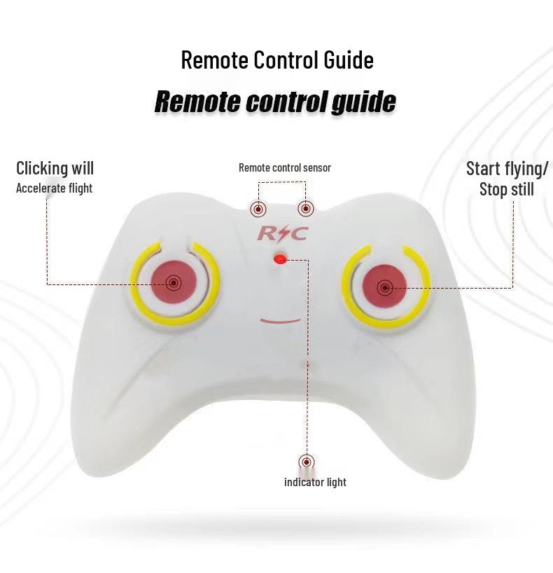 Indoor Gesture-Control Hovering Drone - Rechargeable, Durable, Remote-Control Toy Helicopter