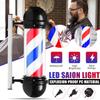 Barber Beauty Shop Pole Rotating Light Barber Pole LED Giratorio Light Hair Salon Sign Light Waterproof Wall Lamp