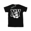 Womens/Ladies Mickey Mouse NY Kicking Cotton Boyfriend T-Shirt